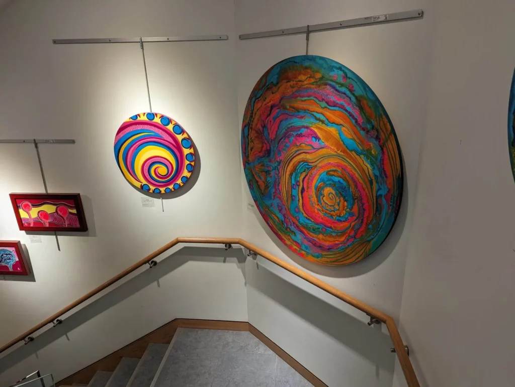 Art By Daryne Rockett on display at the Bangor Public Library