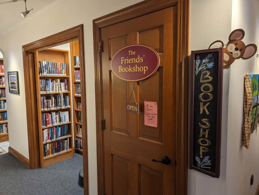 The Friends Bookshop at the Edythe Dyer Community Library